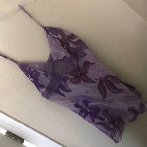 Victoria’s Secret - silk - purple chemise M